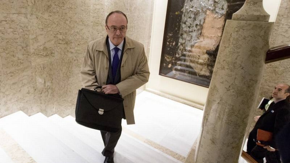 El gobernador del Banco de España, Luis María Linde, el pasado día 4, en Madrid.