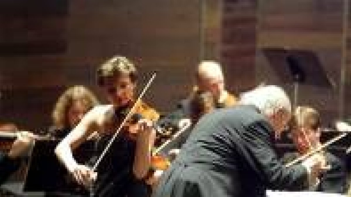 Imagen de la Orquesta Sinfónica de Berlín en su último concierto en el Auditorio