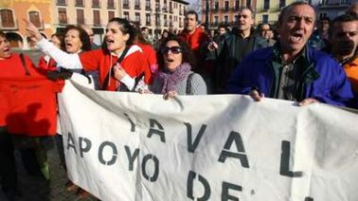 Los trabajadores de la empresa eólica Coiper 2000 ya se manifestaron en diciembre para reclamar a la