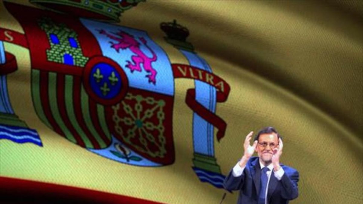 Mariano Rajoy en el congreso regional del PP de Madrid.