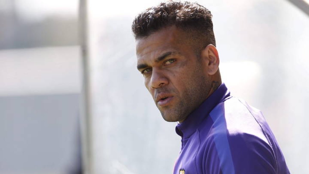 El futbolista brasileño Dani Alves. ALEJANDRO GARCÍA