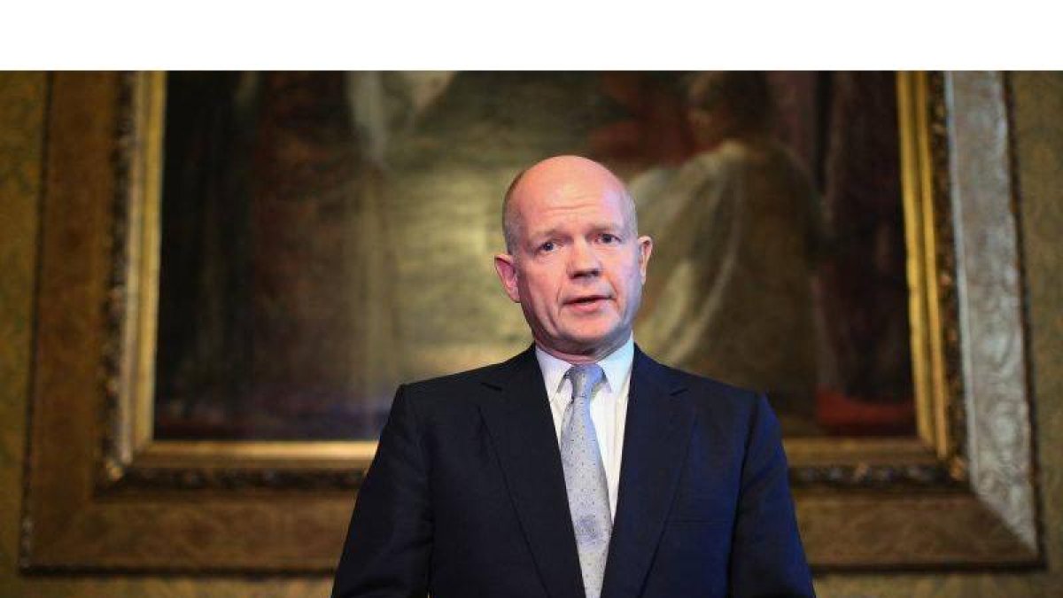 El ministro británico de Exteriores, William Hague.