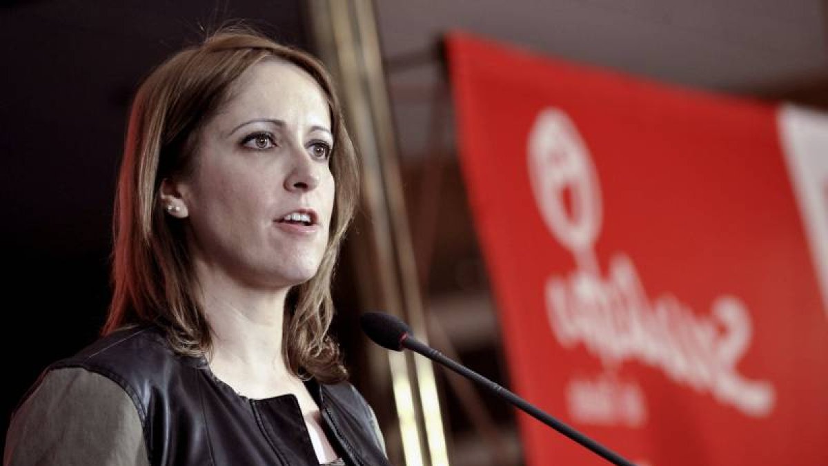 La portavoz del PSOE de Castilla-La Mancha, Cristina Maestre.