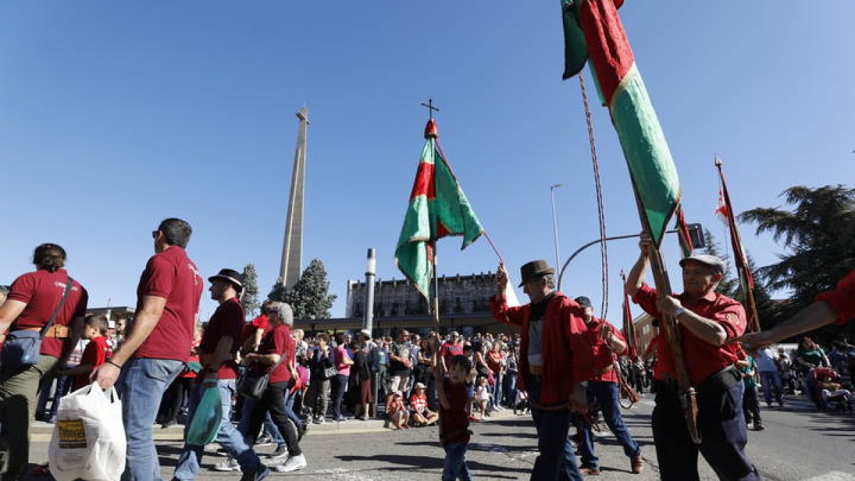 Romería de San Froilán en la Virgen del Camino en 2019.