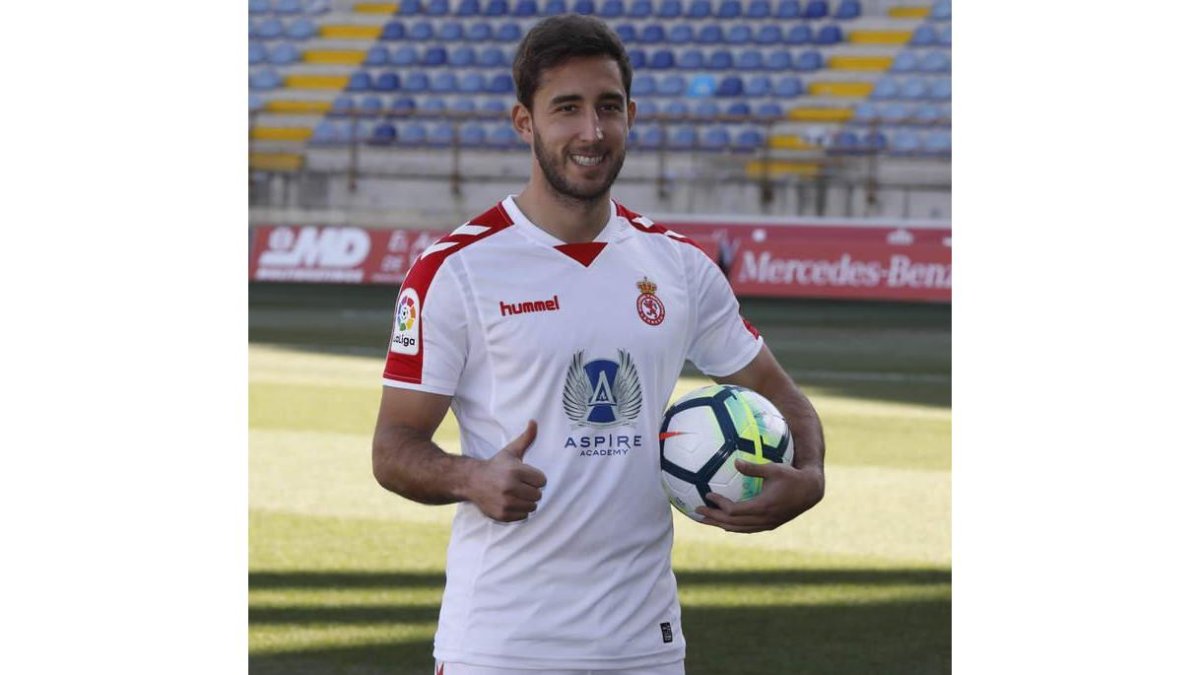 Ángel García ya piensa en el primer partido de Liga de este sábado. MARCIANO PÉREZ