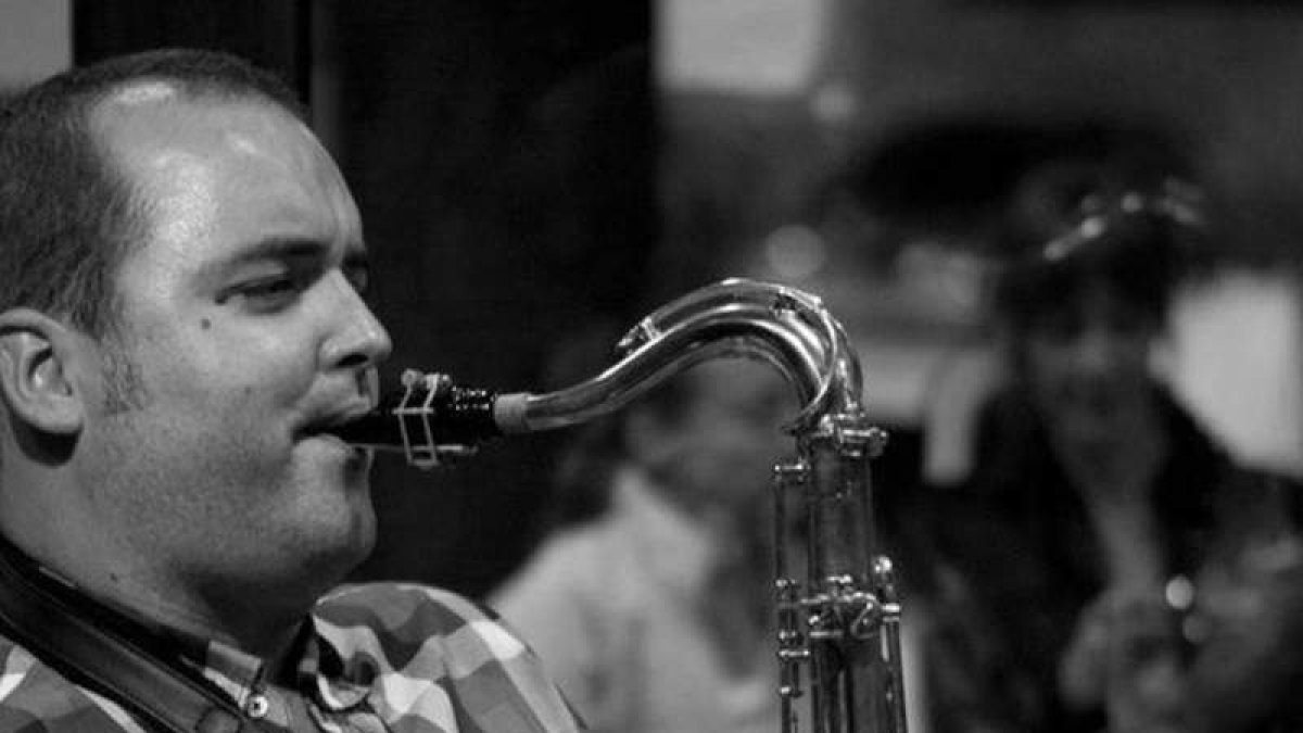 El saxofonista Fernándo Sánchez, en imagen.