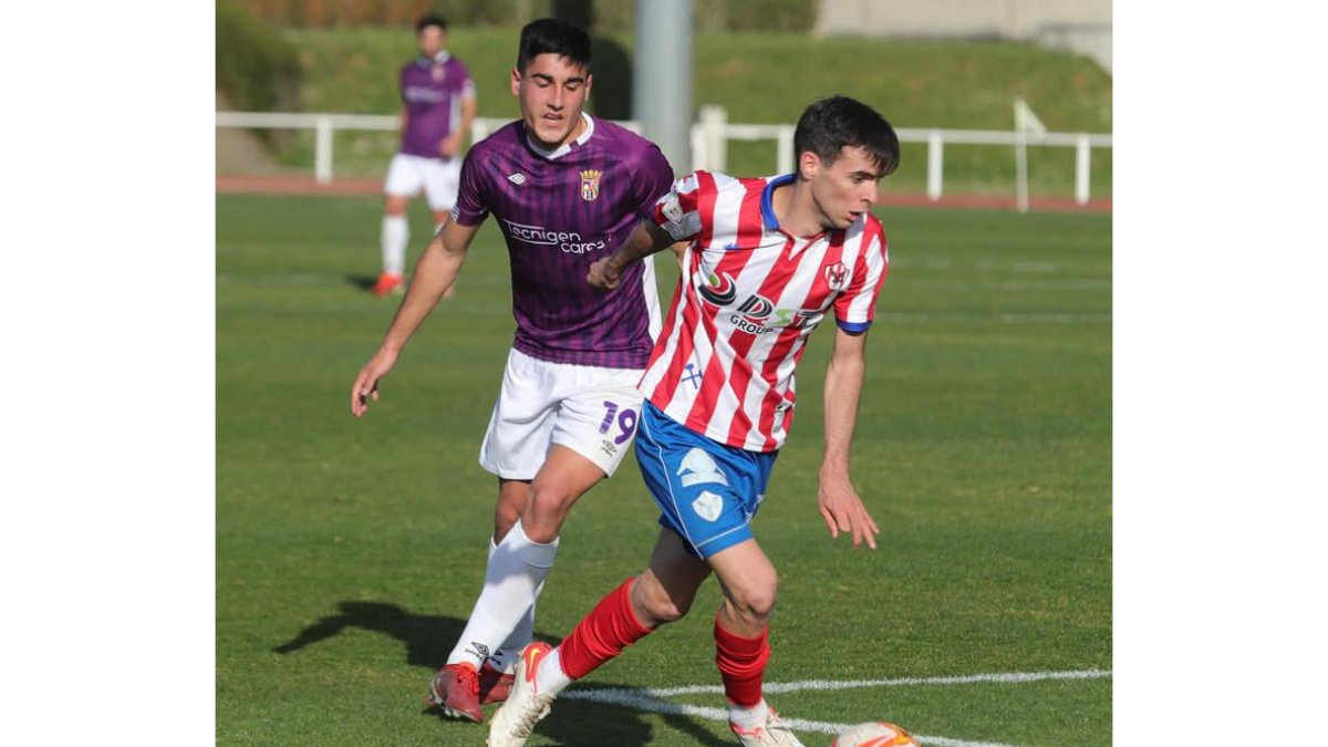 Los rojiblancos se vieron superados en los minutos finales. L. DE LA MATA