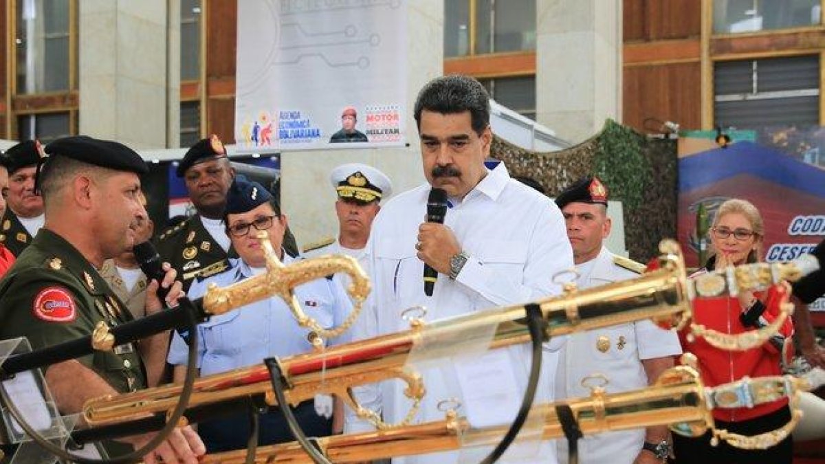 El presidente de Venezuela, Nicolas Maduro, en un evento públcio en Caracas.