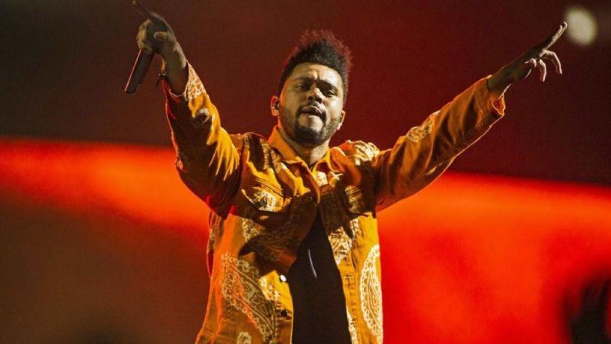 The Weeknd, en un concierto en Amsterdam el pasado 24 de febrero.