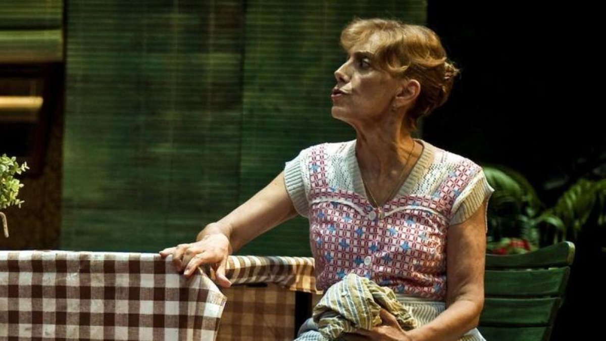 Imma Colomer en 'Una vella, coneguda olor', de Josep Maria Benet i Jornet, en el TNC en el 2011.