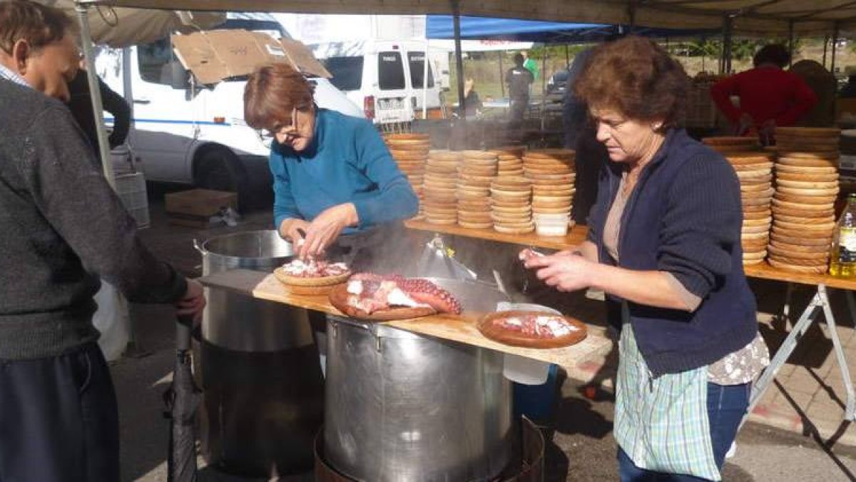 El pulpo volvió a ser la estrella gastronómica de la feria.