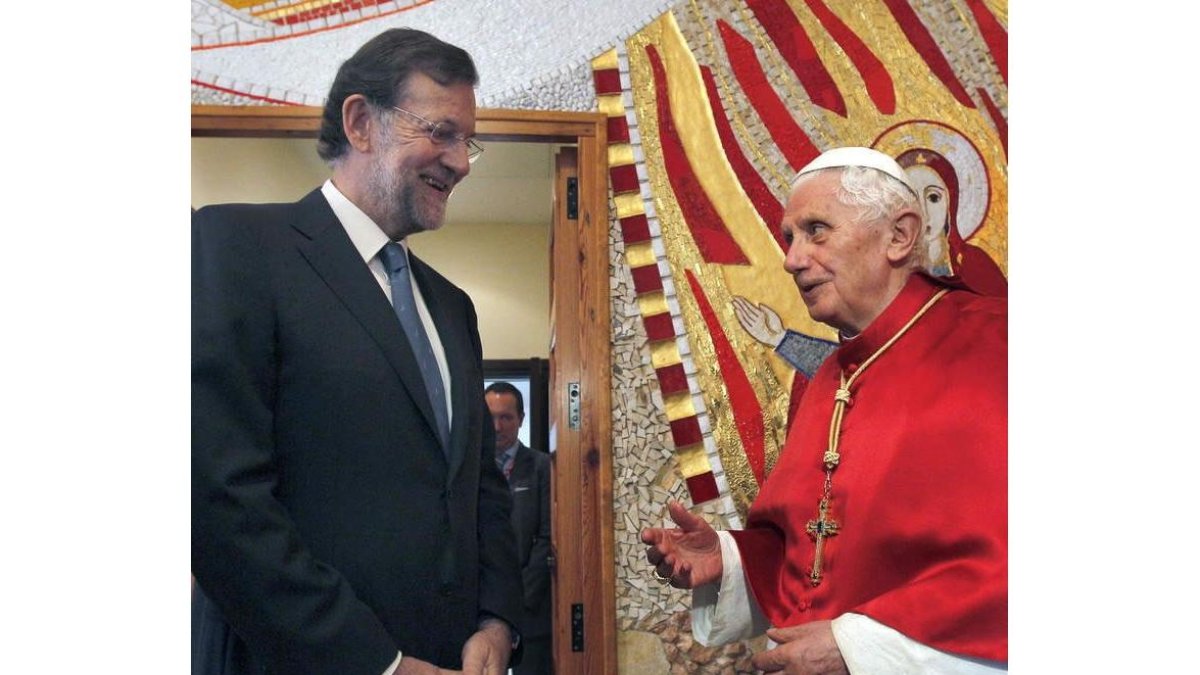 Rajoy fue recibido por el Papa en La Almudena.
