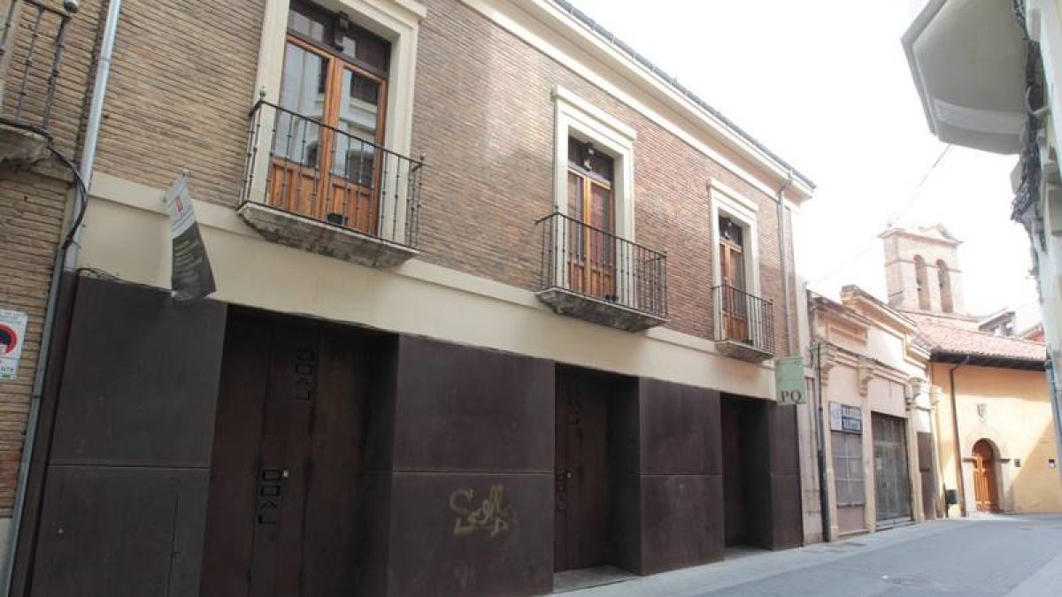 El Palacio de Gaviria, en la calle Conde Luna, sede del Colegio de Arquitectos de León