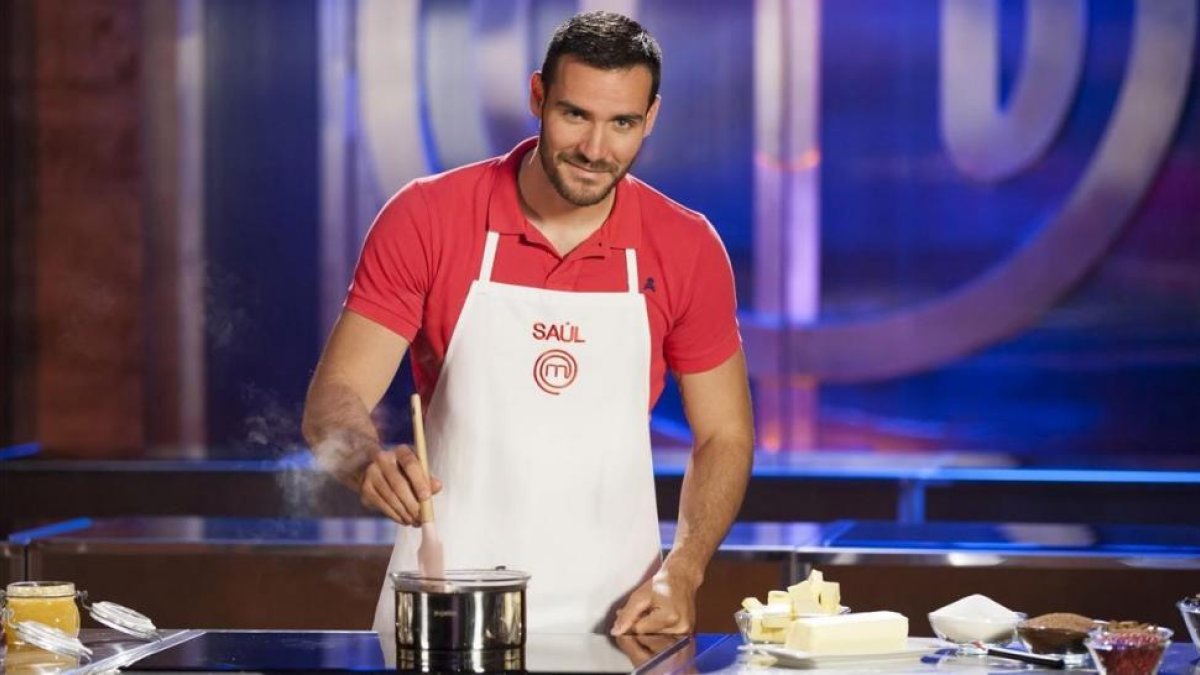 Saúl Craviotto, ganador de la segunda edición del concurso gastronómico de TVE-1 Masterchef Celebrity.