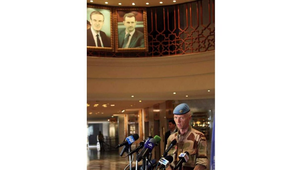 El jefe de la misión de la ONU en Siria, Robert Mood.