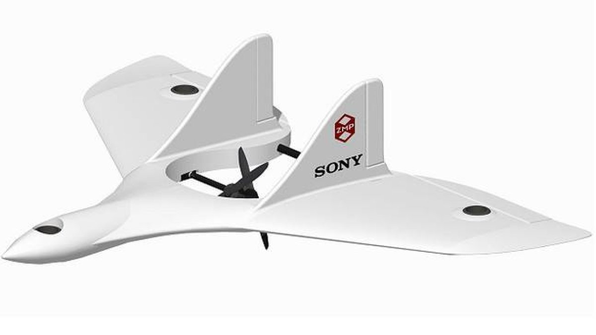 Prototipo de drone de Sony.