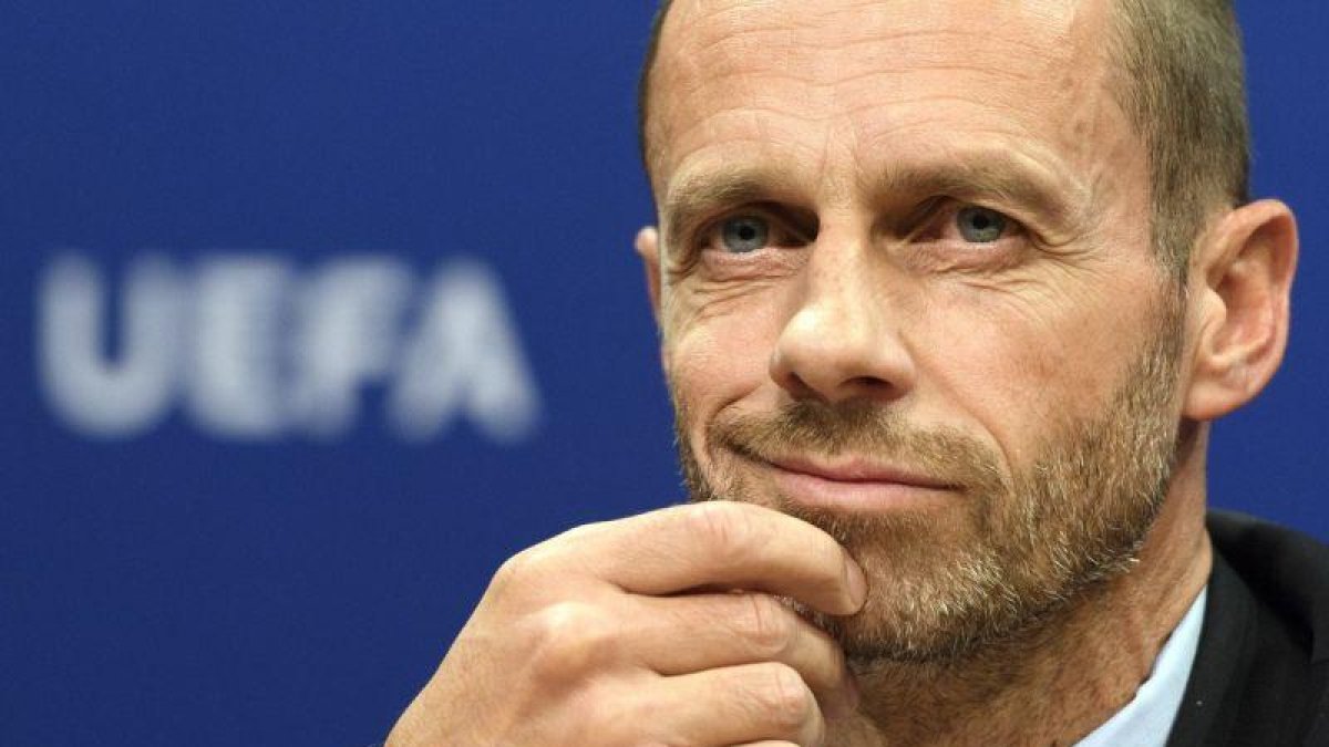 Aleksander Čeferin, presidente de la UEFA.