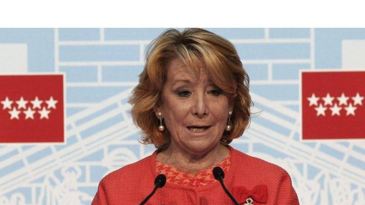 Esperanza Aguirre, en una imagen de archivo.