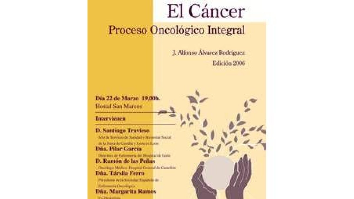 José Alfonso Álvarez, coordina «El cáncer. Proceso oncológico integral»
