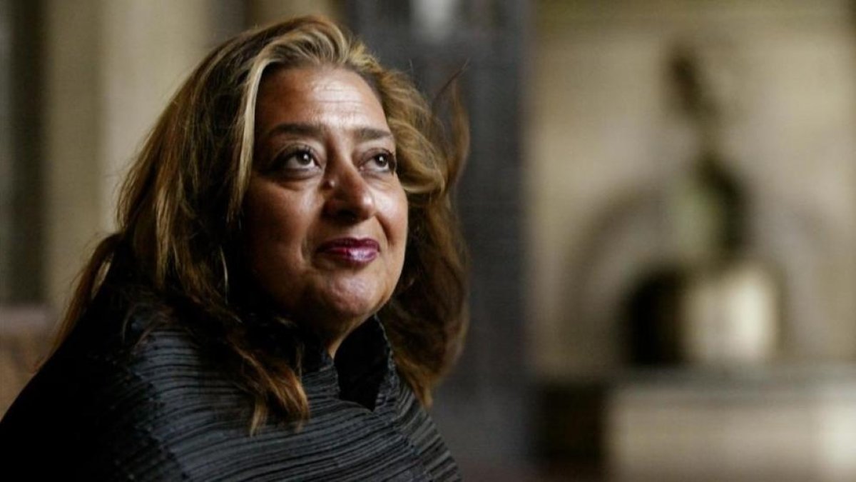 La arquitecta Zaha Hadid.