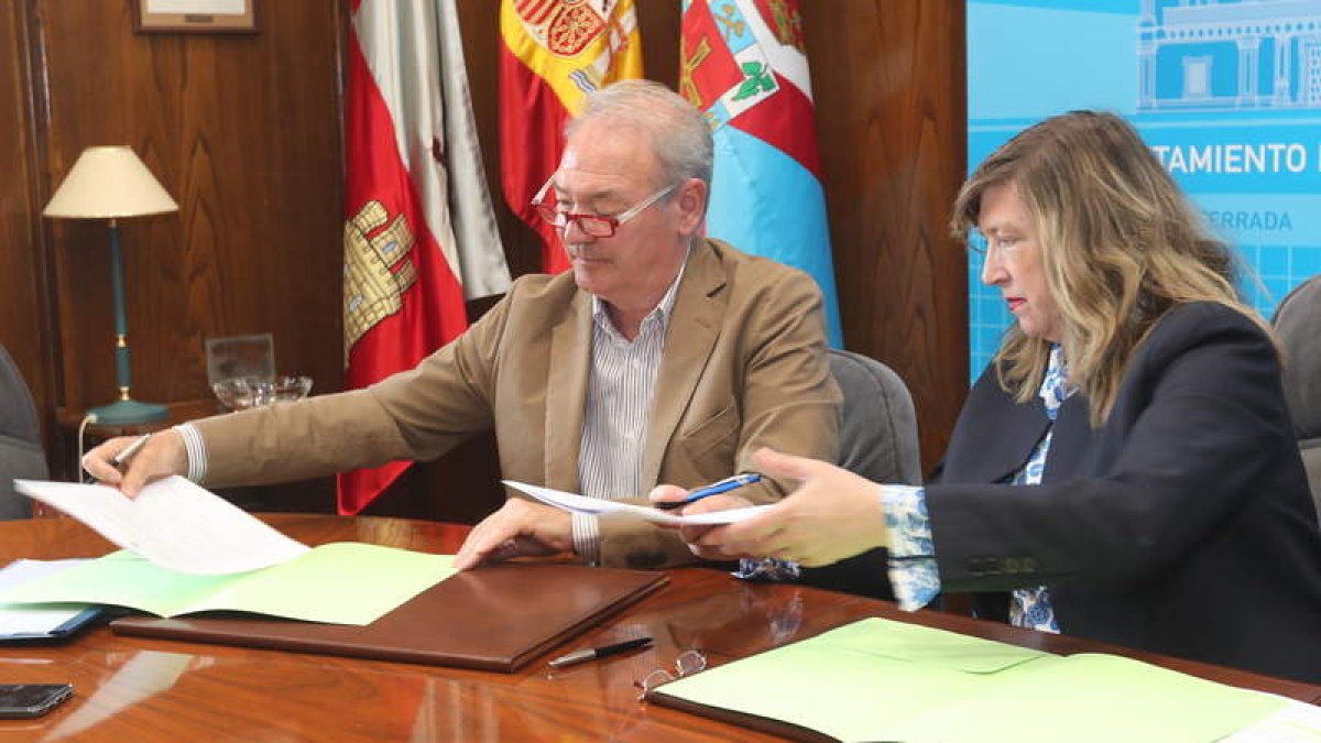José Ignacio Lagartos y Gancedo, ayer en la firma. L. DE LA MATA