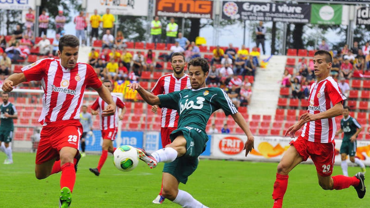 El Girona apeó a la Deportiva de la Copa esta temporada.