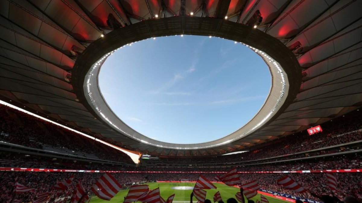 El esdio del Atlético de Madrid Wanda Metropolitano.