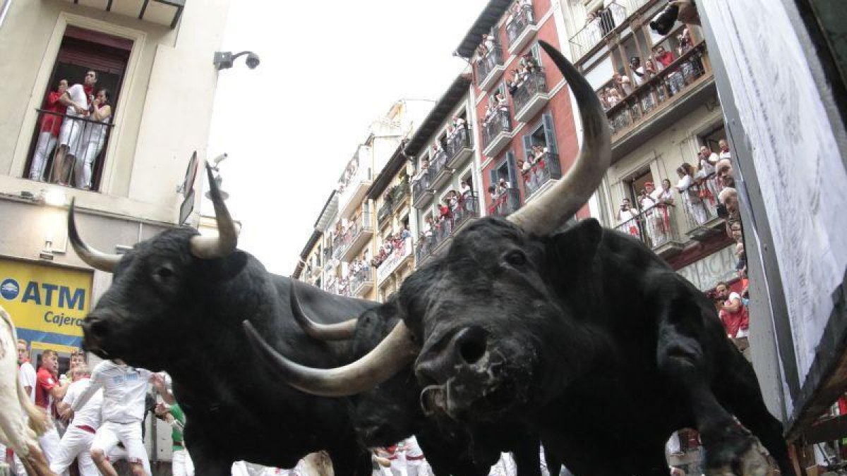 Encierro San Fermin, Pamplona.