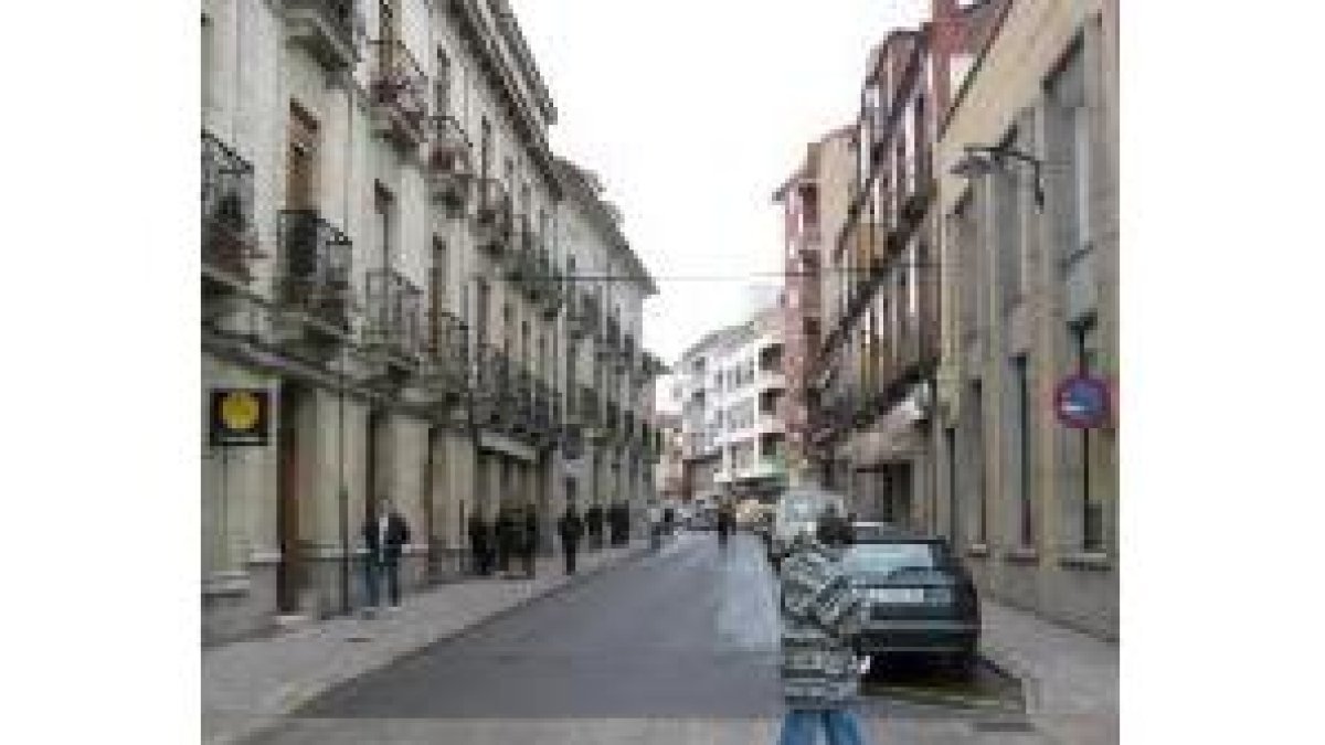 La calle Marcelo Macías arranca de la plaza Obispo Alcolea