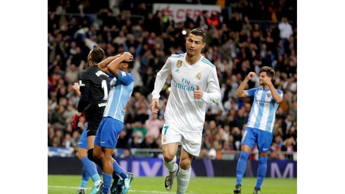 Cristiano tras marcar el tercer gol.