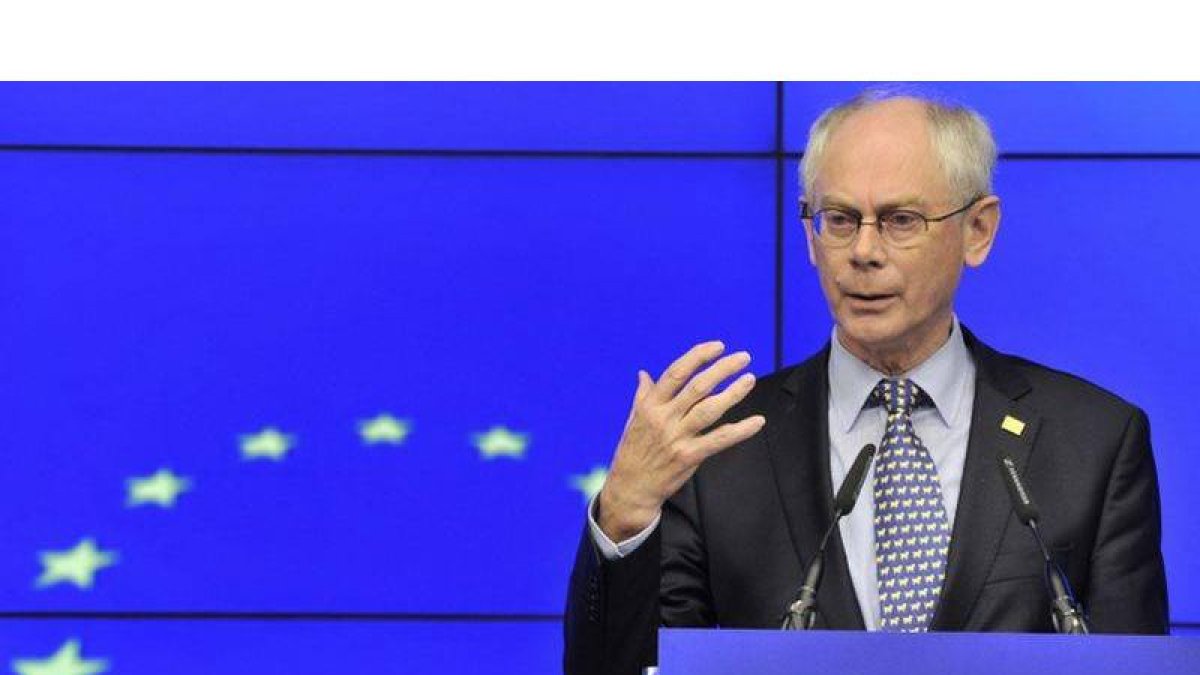 El presidente de la Unión Europea (UE), Herman Van Rompuy.