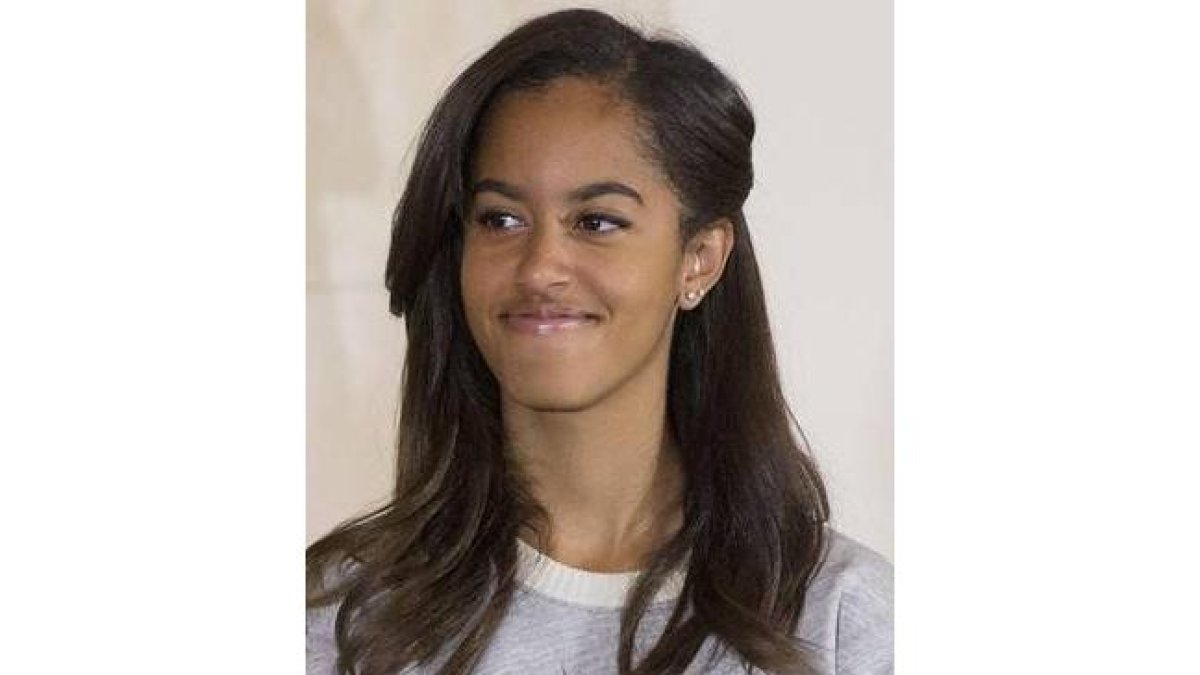 Malia Obama, hija de Barack Obama.