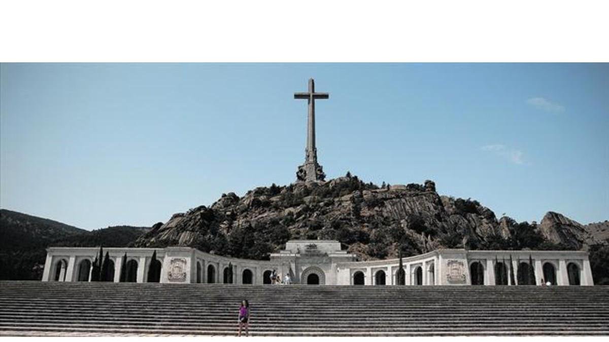 Entrada al Valle de los Caídos, en San Lorenzo de El Escorial. /