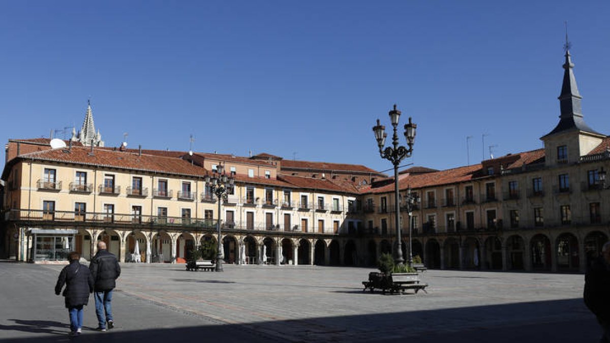 Plaza Mayor de León. FERNANDO OTERO