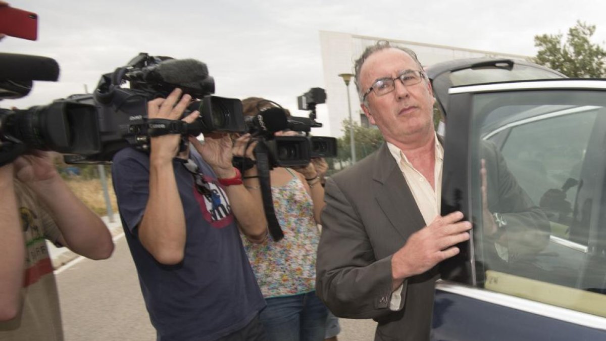 Josep Manel Bassols, a la salida del juzgado de El Vendrell, el pasado julio.