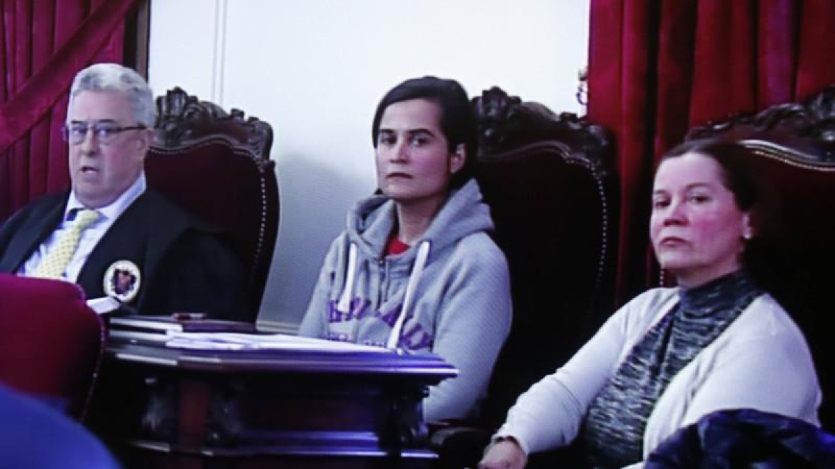 Montserrat, la asesina confesa, en el juicio