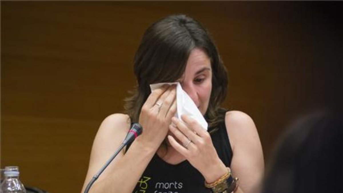 Beatriz Garrote, durante su comparecencia en la comisión de investigación del accidente de Metro Valencia.