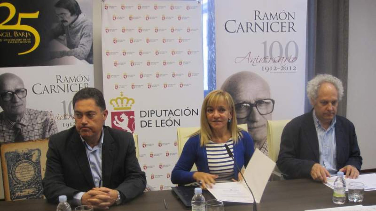 La presidenta de la Diputación, Isabel Carrasco, presentó ayer el programa.