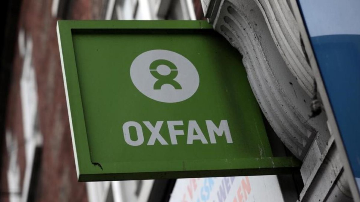 Una oficina de Oxfam en el centro de Londres.