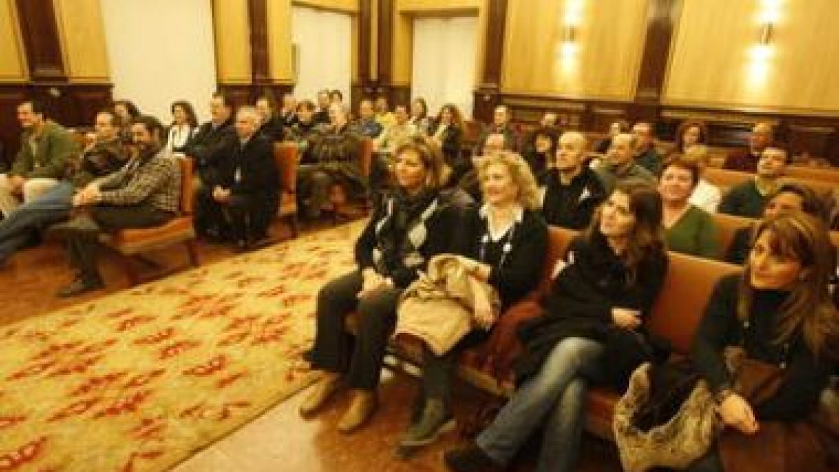 Participantes en la recepción de los administrativos de las universidades españolas