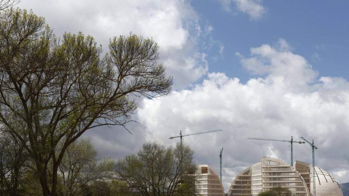 La Ciudad del Medio Ambiente que se está construyendo en el pueblo soriano de Garray.