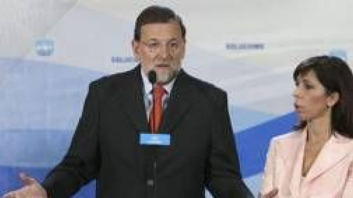 Rajoy ofreció una charla en la sede de las pymes catalanas