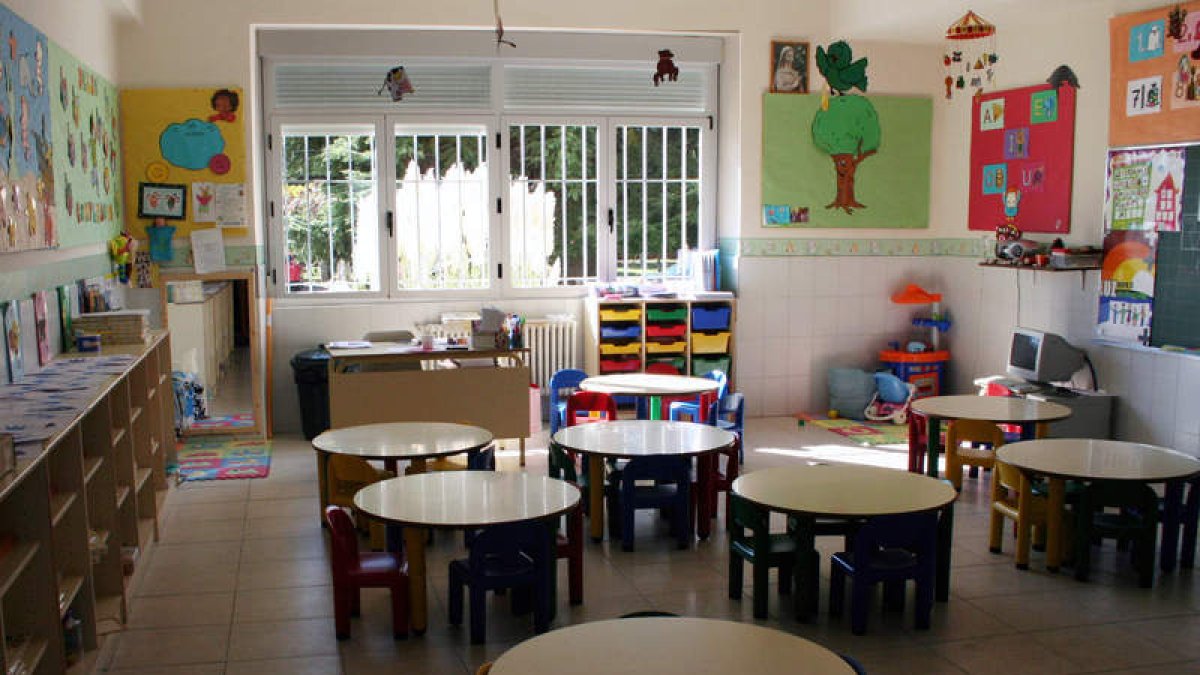 Un aula de educación infantil. DL