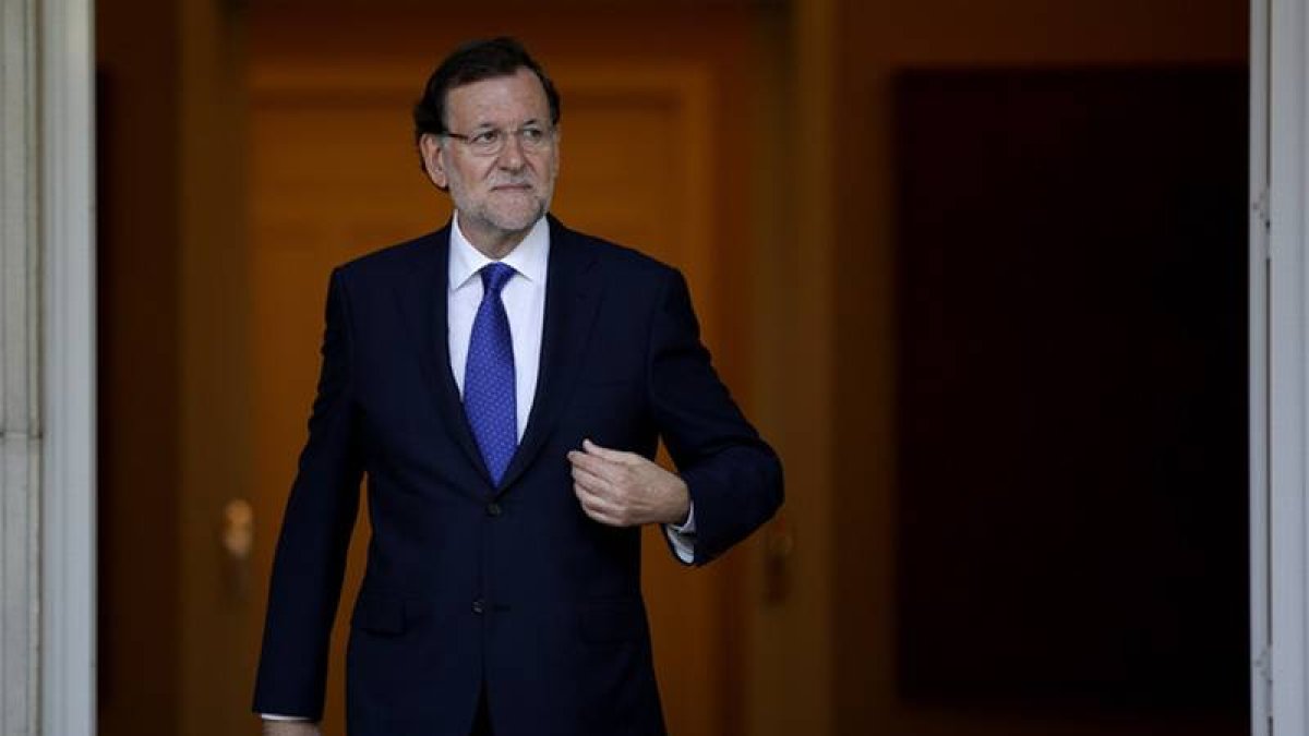 El presidente del Gobierno, Mariano Rajoy, este miércoles en Madrid.