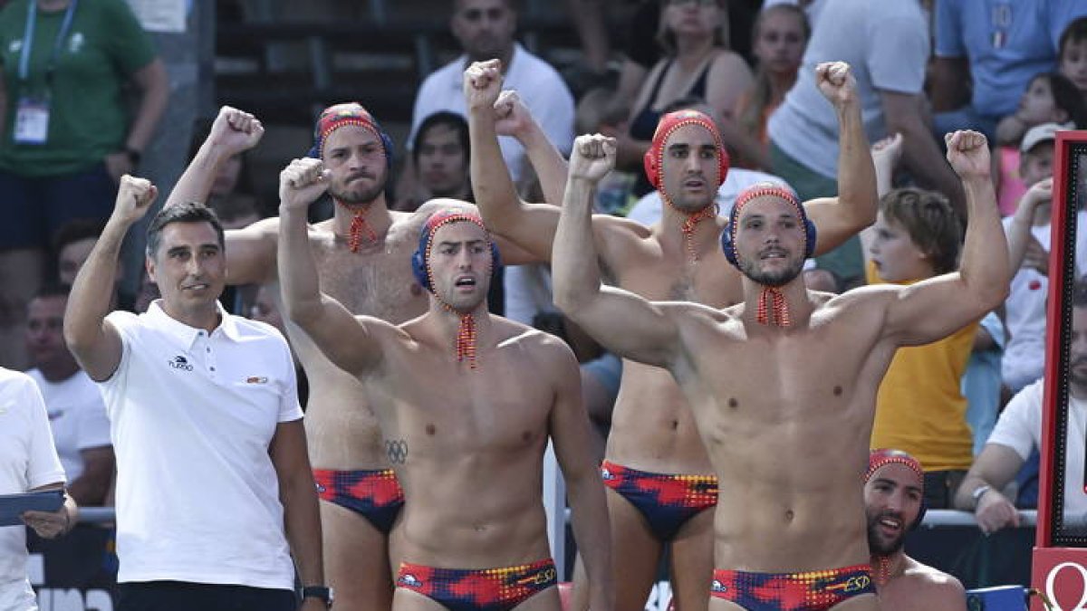 España se proclama campeona del mundo de waterpolo. T. I.