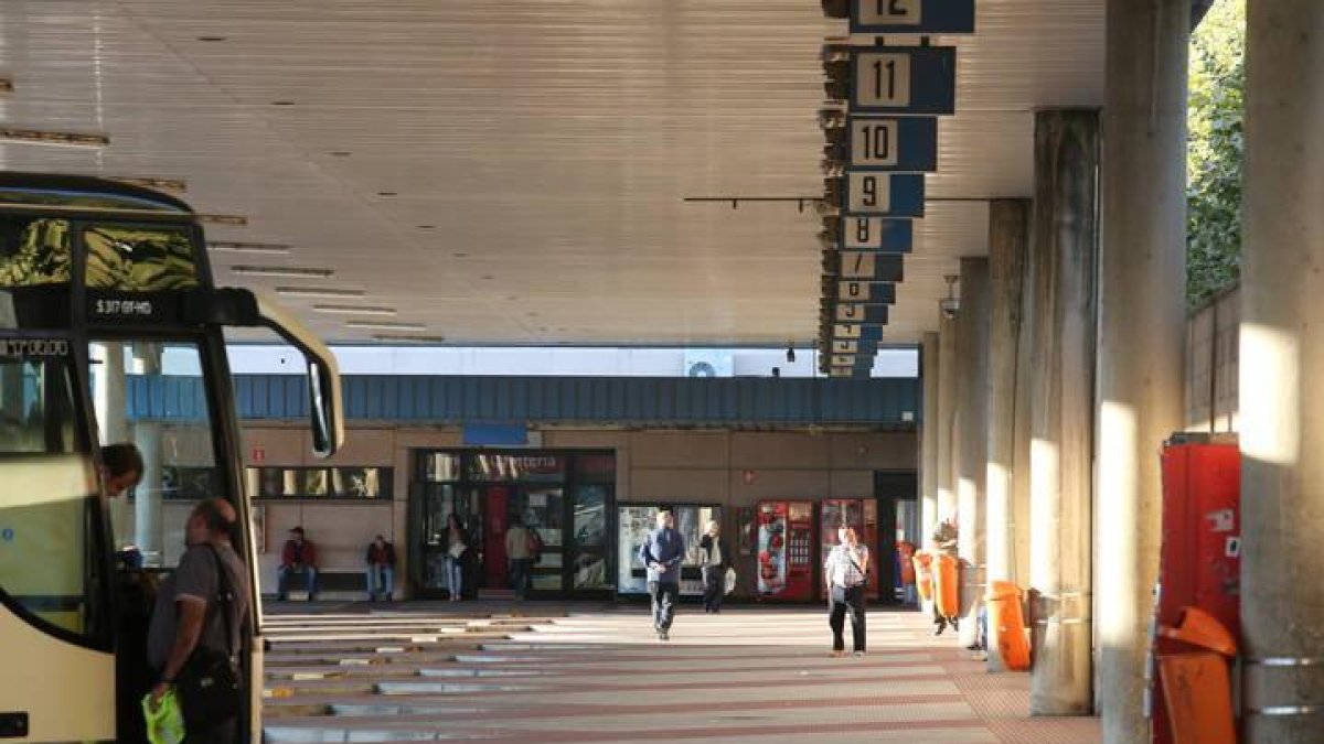 Imagen de la estación de autobuses de León