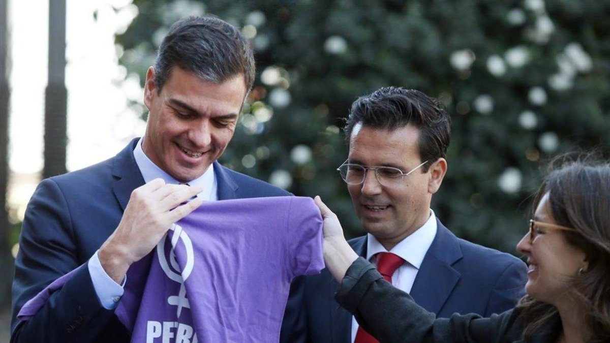 Pedro Sánchez, este lunes en Granada.