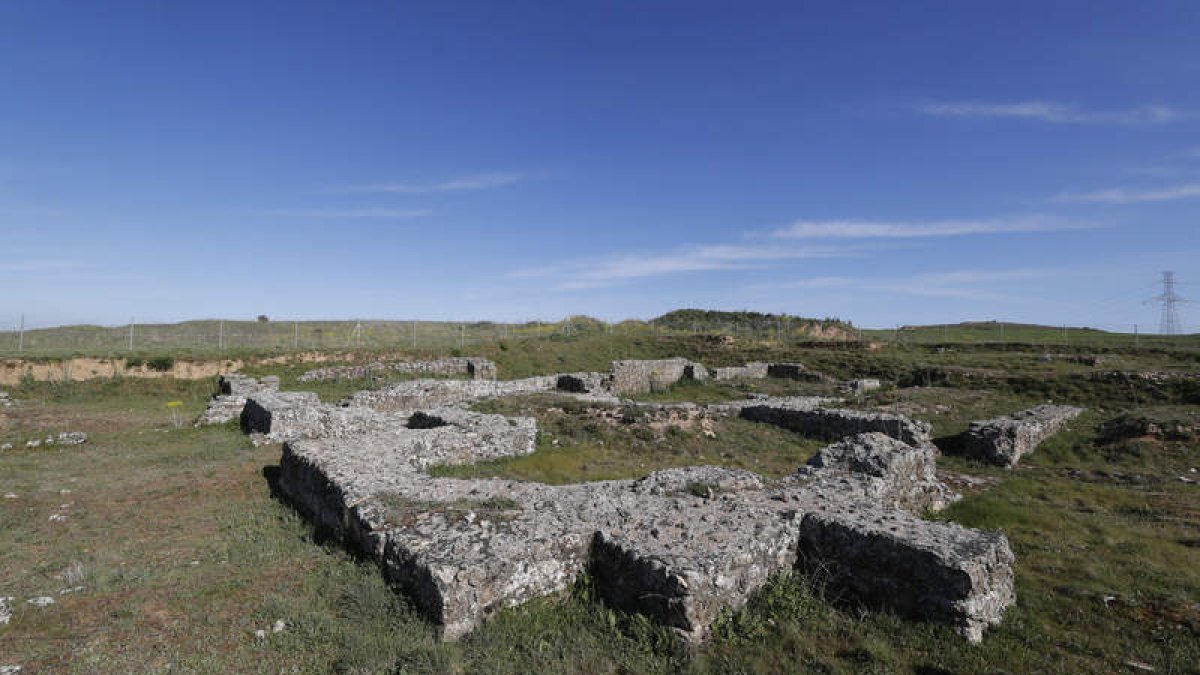 Restos del yacimiento arqueológica de Lancia. RAMIRO