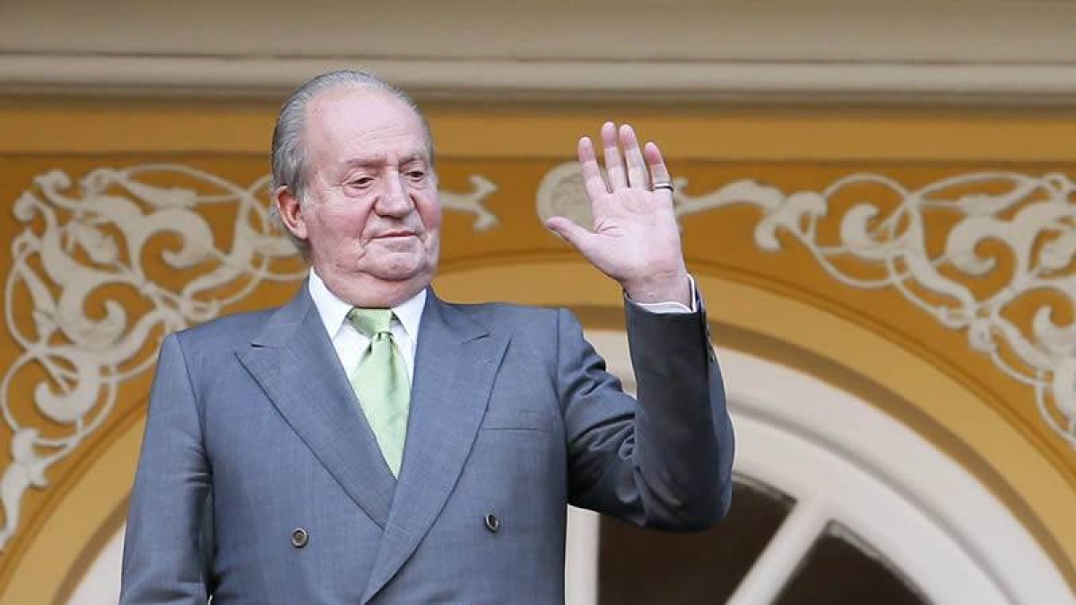 El Rey Juan Carlos ayer, en la plaza de toros de Las Ventas.
