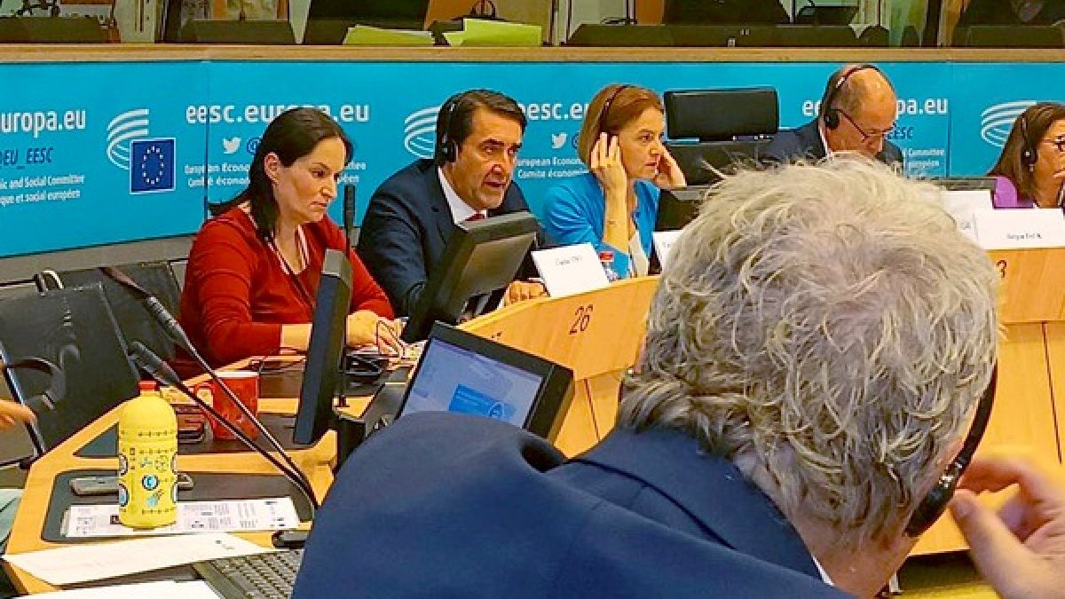 Suçarez Quiñones participa en el Comité de las Regiones en Bruselas. JCYL